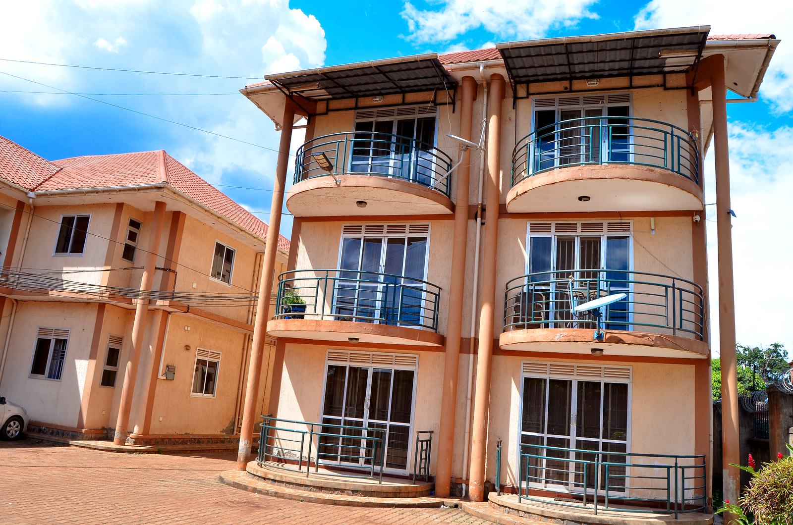 Coronation apartment block in Jinja